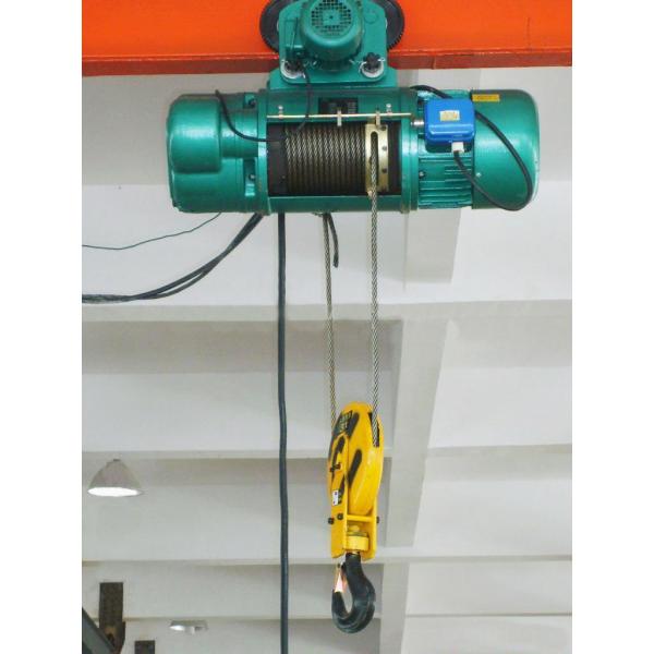Quality 2 Ton Electric Wire Rope Hoist With Motorized Trolley Large Toque Stable Operation for sale