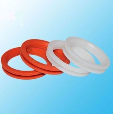 Quality Customized Double Lips FKM Silicone Rubber Lip Seal for sale