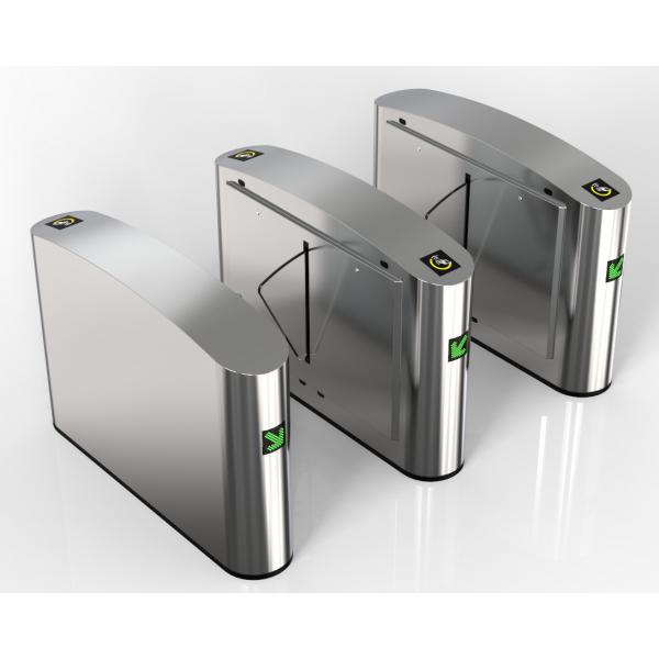 Quality 550mm Width Turnstile Flap Barrier , Access Control Automatic Systems Turnstile for sale