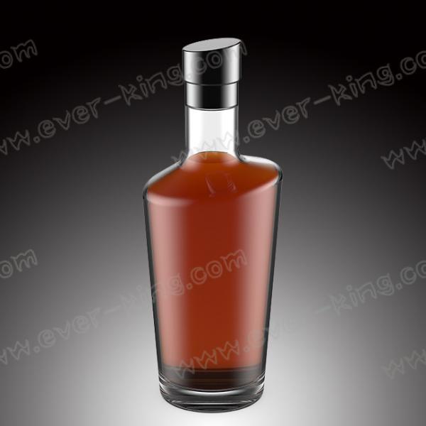 Quality OEM 1500G Luxury Decaling Whiskey Glass Bottle for sale