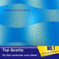 China PLASTIC LENTICULAR 80lpi 0.45mm dot lens sheet fly eye lenticular sheet 360 3d dot lens lenticular material for sale
