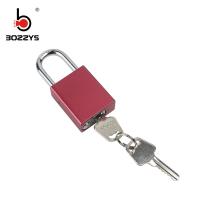 Quality Red Aluminium Padlock Steel Shackle Material 33MM Length Corrosion Resistant for sale