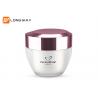 China Acrylic Cosmetic Jar with Rose Gold Cap for Facial Cream Jar Packing factory