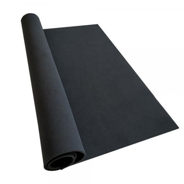 Quality SGS Laminated Black Foam Rubber Padding Silicone Sponge Sheet 1mm-20mm Thickness for sale