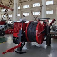 china 77kW(103hp) Engine 2x40kN Hydraulic Tensioner Transmission Line Equipment