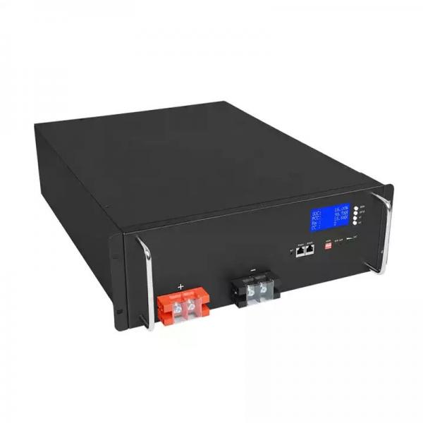Quality Home Solar System 48V 100Ah Lithium LiFePO4 Battery Pack 3.5U Rack Mount for sale