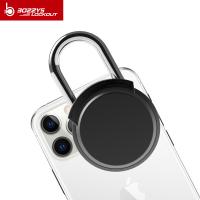 Quality Black Keyless USB Rechargeable Door Lock NFC Smart Padlock Quick Unlock Zinc for sale