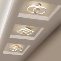 China LED Gold Acrylic Corridor Lights Ceiling For Bedroom Living Room factory