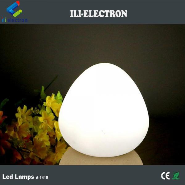 Quality Colorful Egg Shape Night Light LED Lamp Wireless With Remote Control for sale