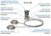 China Yokogawa EJA118E Differential Pressure Transmitter With Remote Diaphragm Seals factory