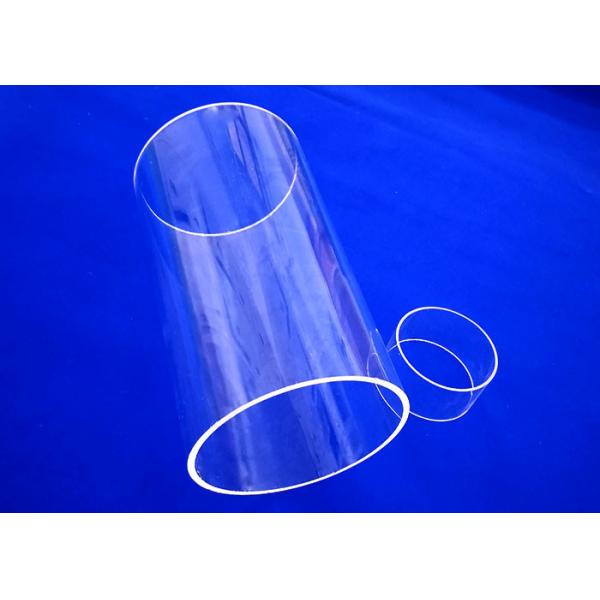 Quality Chemical Resistant Glass Capillary Tube , Flat Bottom Test Tubes Anti Acid Customized Shape Quartz Glass Tube for sale