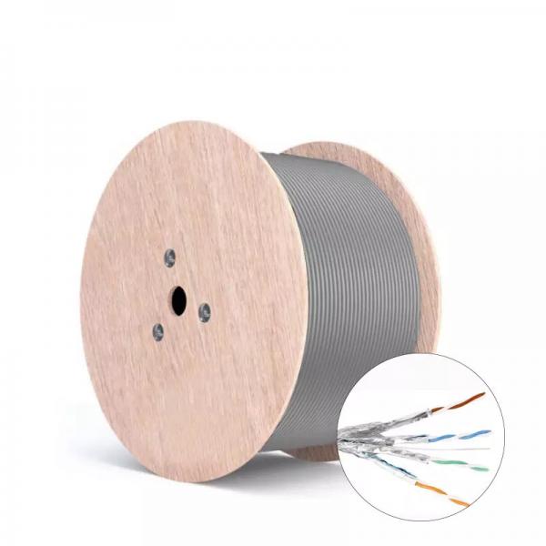 Quality ANSI FTP SFTP Full Copper Cat7 Cat6a Cable 305m Pollution Free for sale