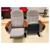 China Retractable Solid Rubber Wood Armrest Church Auditorium Chairs factory