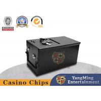 China Baccarat Gambling Lockable Cash Box 1.5mm Thickness With Locks factory