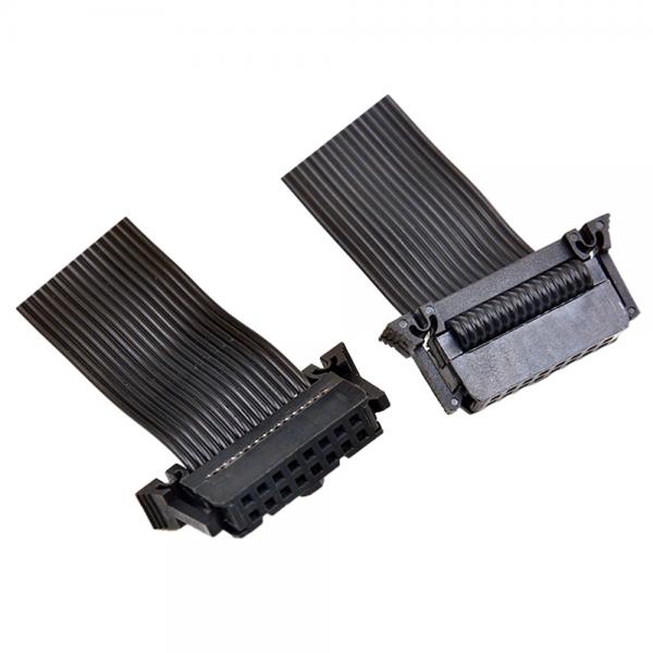 Quality Black Color Flat IDC 40 Pin Ribbon Cable 2.54mm Pitch For Computer Automotive for sale