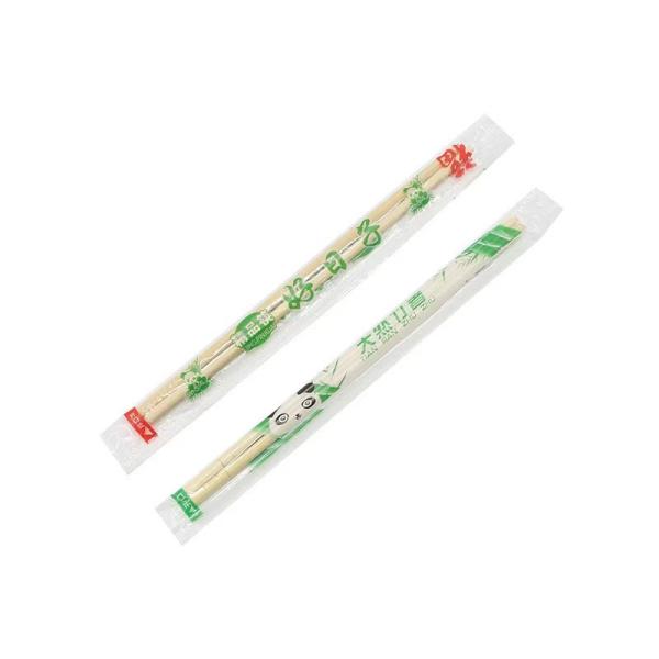 Quality 20cm 23cm Personalized Chopsticks Bamboo Plastic Bag Packing Chopsticks for sale