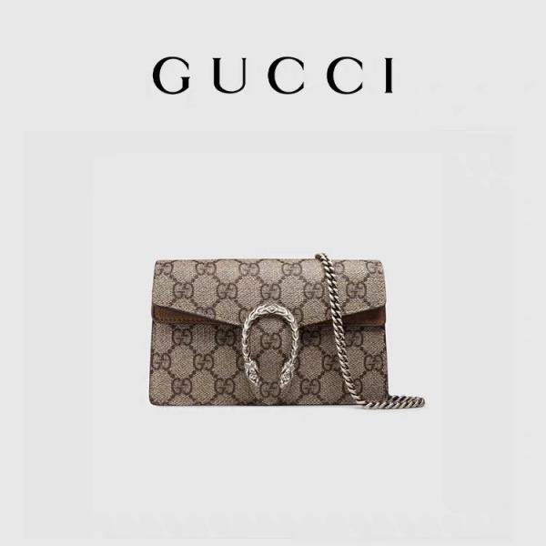 Quality Small GUCCI Dionysus Embellished Branded Ladies Handbag Coated Canvas Suede for sale
