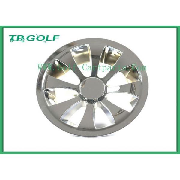 Quality 8 Inch Golf Cart Wheel Covers SS 5 Spoke Hub Caps For Steel Wheels 330g for sale