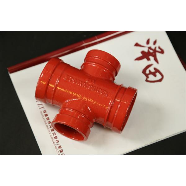 Quality XGQT05-76x60-2.5 4 Way Pipe Fitting 4 Way Tee Pipe Fitting DN60--DN426 For 1/2 Inch for sale