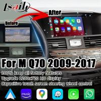 Quality Infiniti M35 M25 Q70 Q70L wireless Carplay Android Auto HD touch screen upgrade for sale