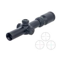 China COBRA FANGS 1-4x24 Telescope Rifle Scope Center Red Dot Illumination With Mounts Tested AR15 AK factory