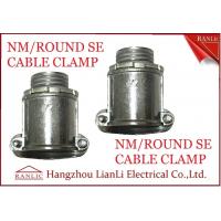 China Aluminum 1/2 3/4 NM Round SE Cable Clamp For Bond the Wire to Outlet Box factory