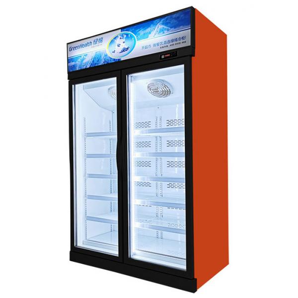 Quality Energy Efficiency Commercial Display Freezer Upright Refrigerator For Shop for sale