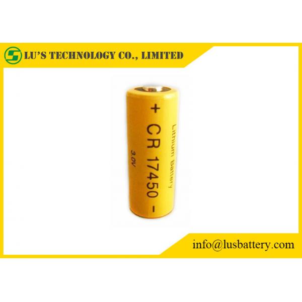 Quality CR17450 3.0V Lithium Manganese Dioxide Battery 2000mah - 2200mah Capacity for sale