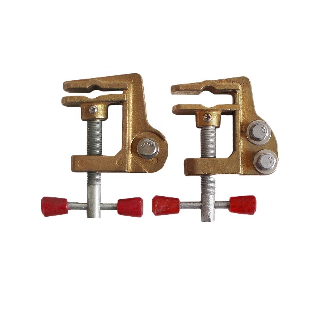 China High Voltage Copper Grounding Clamps / Aluminum Grounding Clamps factory