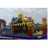 China Big Kids Amusement Playground Fun City Inflatable Jumping Bouncer Combo Slide factory