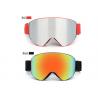 China Outdoor PPE Safety Goggles Revo Color Detachable Double Spherical Lense For Ski factory