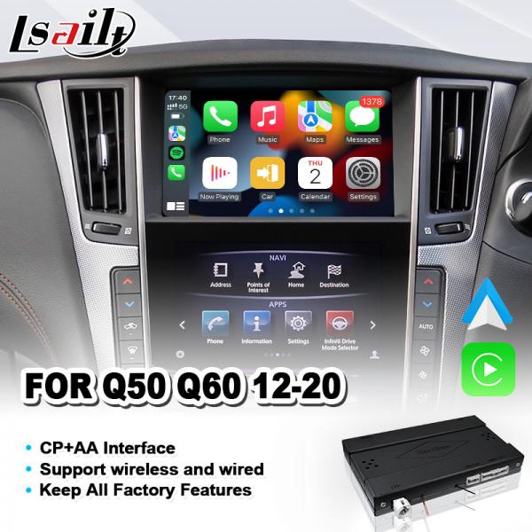 Quality Lsailt Wireless Android Auto Carplay Interface for Infiniti Q50 Q60 Q50s 2015-2020 for sale