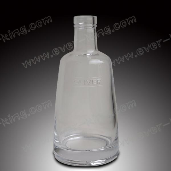 Quality Square 750ML Small Whiskey Bottles For Luxury Liquor for sale