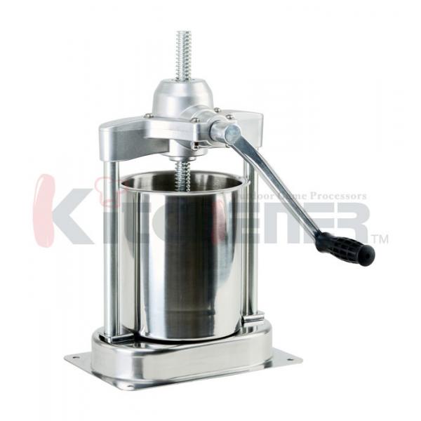Quality Stainless Steel Homemade Manual Sausage Stuffer Filler With Front Locking Cylinder for sale