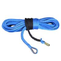 China Electric Power Source Braided Cable Pulling Synthetic Winch Rope with OEM Support for sale