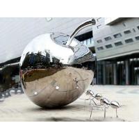 China 500CM Mirror Stainless Steel Sculpture Small Showcase Decorative Artifact for sale