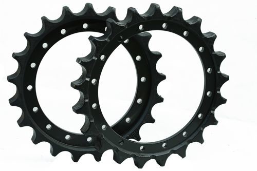 Quality Aftermarket Undercarriage Excavator Spare Parts Sprocket Wheel Yellow / Black Color for sale