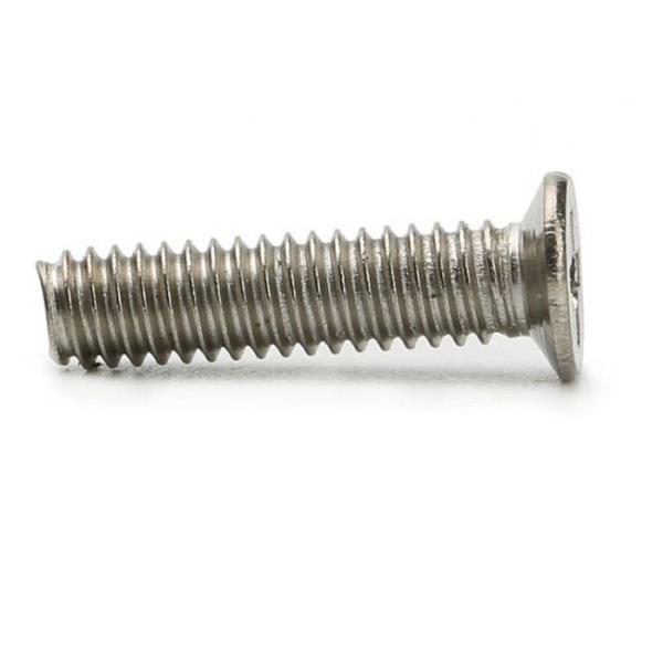 Quality 304 316 Stainless Steel Flat Countersunk Round Head Bolt With Cross Driver for sale