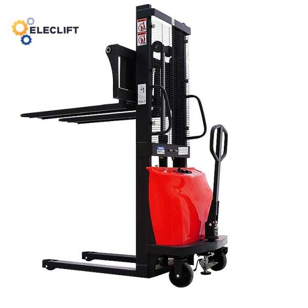 Quality Speed 4-6km/H Semi Electric Pallet Stacker Battery Operated for sale