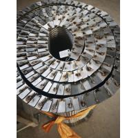 Quality Nickel White Stainless Steel Herringbone Conveyor Belt For Bakery for sale