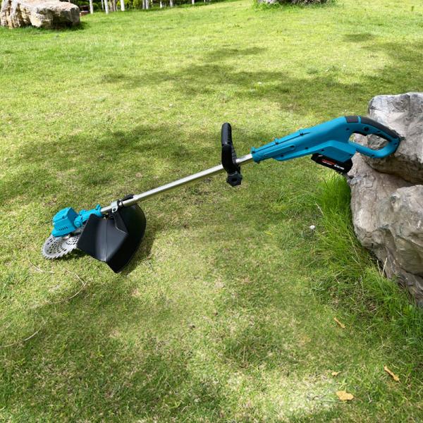 Quality 800w Cordless Electric Brush Cutter Lithium Battery Operated Grass Cutter for sale