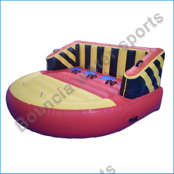 Quality ANTI-UV PVC Tarpaulin Water Sports Tubes Towables for sale