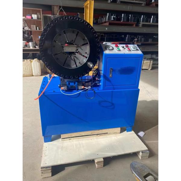 Quality 4 Inch Industrial Braided Hose Crimping Machine 3kw Compact Structure for sale