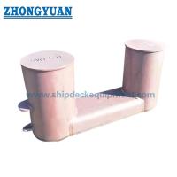 Quality ISO 13795 Type A Welded Steel Bollards With Compact Base Plate Ship Towing for sale