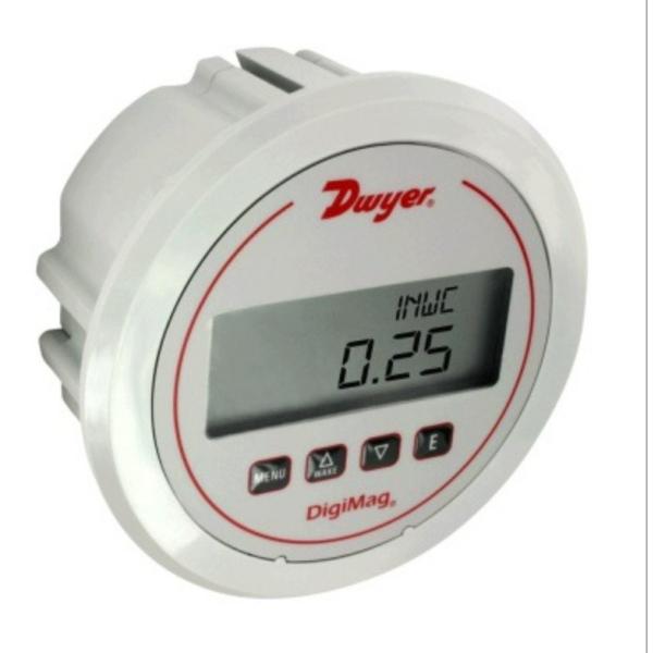 Quality 127mm Dial Digital Pressure Gauge 24V Battery Powered Aluminum Housing for sale