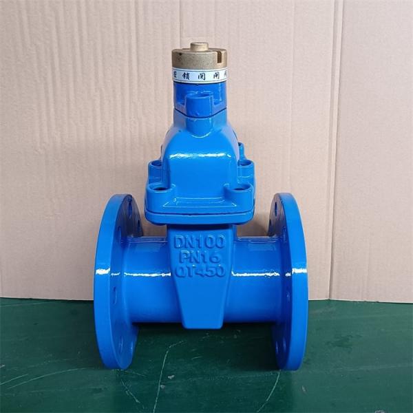 Quality PN16 Locking Flange Gate Valve GGG40 GGG50 Resilient Seated Gate Valve for sale