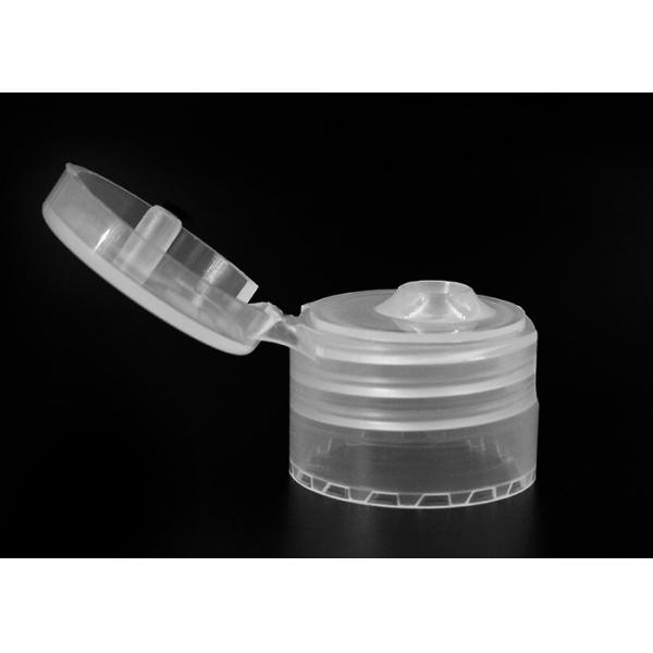 Quality Gloosy Plastic Flip Top Cap In Polypropylene Round General To PET Dia 20 Bottles for sale