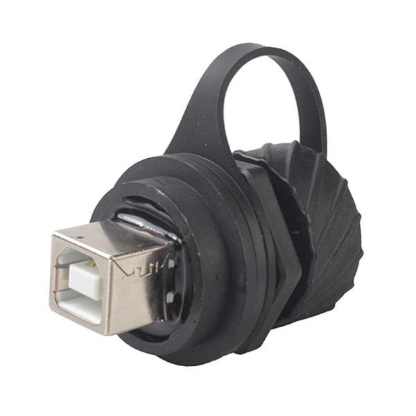 Quality USB Type B IP68 125V 1.5A RJ45 Waterproof Coupler Panel Mount for sale