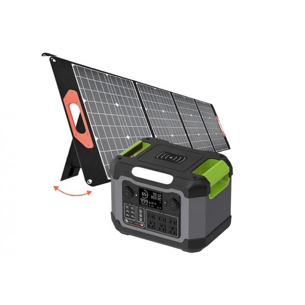 Quality Outdoor Camping 1200W 500w Solar Generator Solar Charging Portable Power Station for sale
