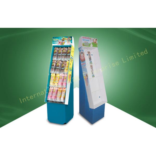 Quality Advertising Cardboard Point Of Sale Display Stand Environment Friendly for sale